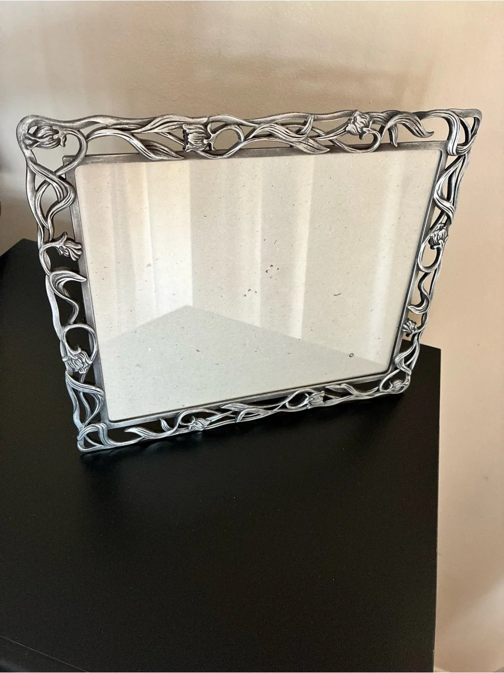 Vintage Ashleigh Manor Pewter Photo Frame, 1990s, 8x10